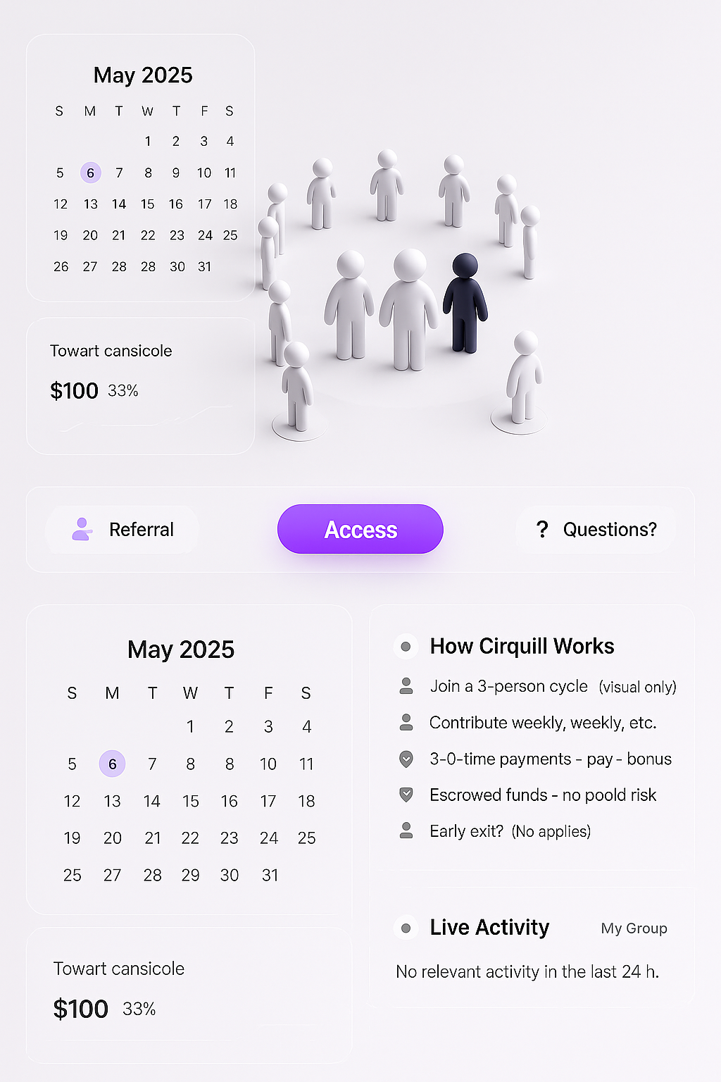 Cirquill App Feature - Group Visualization